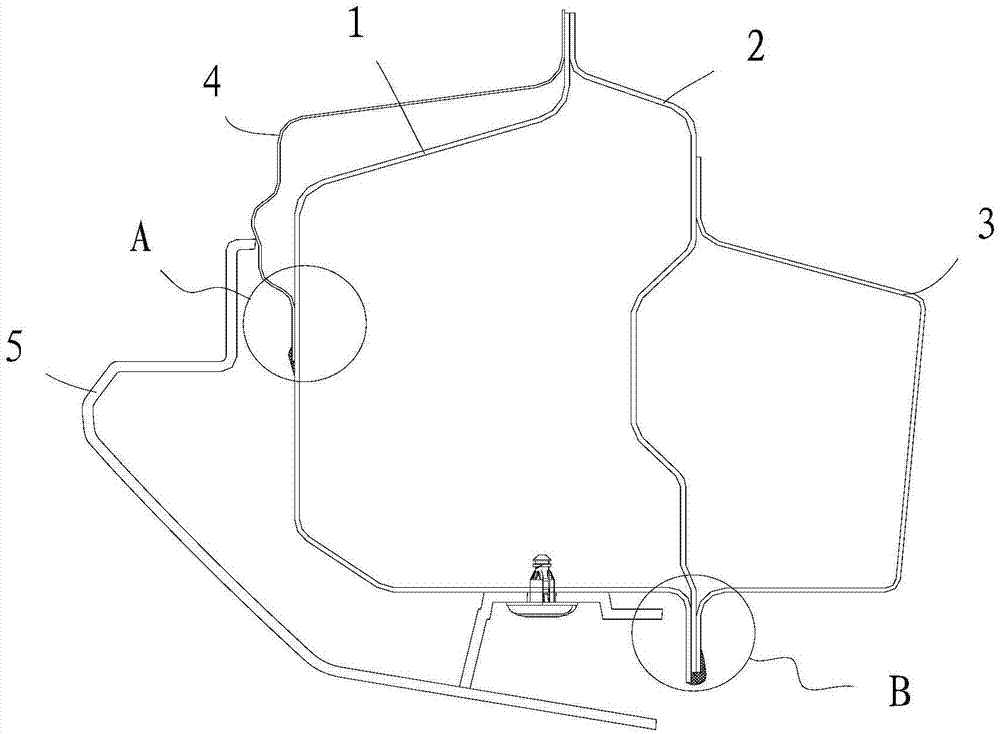 Vehicle body jointing part sealing structure and preparation thereof, vehicle body side wall lower beam and vehicle