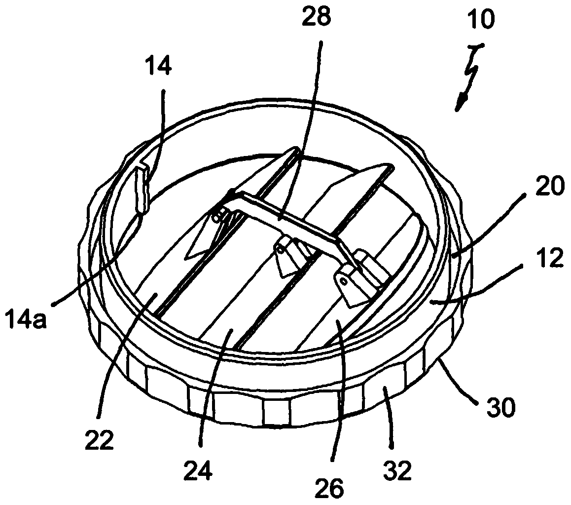 Floor pan for connecting a roof-mounted cooling device to the roof of a switch cabinet