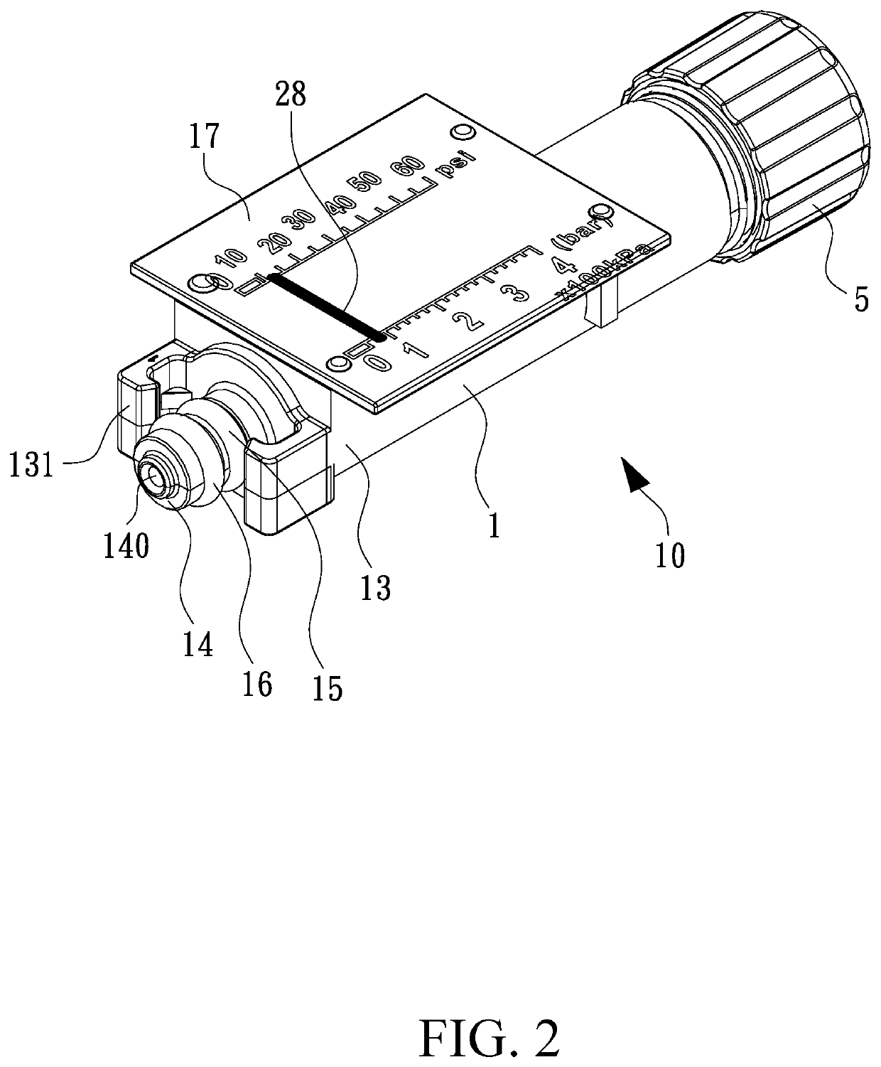 Pressure gauge capable of releasing pressure safely