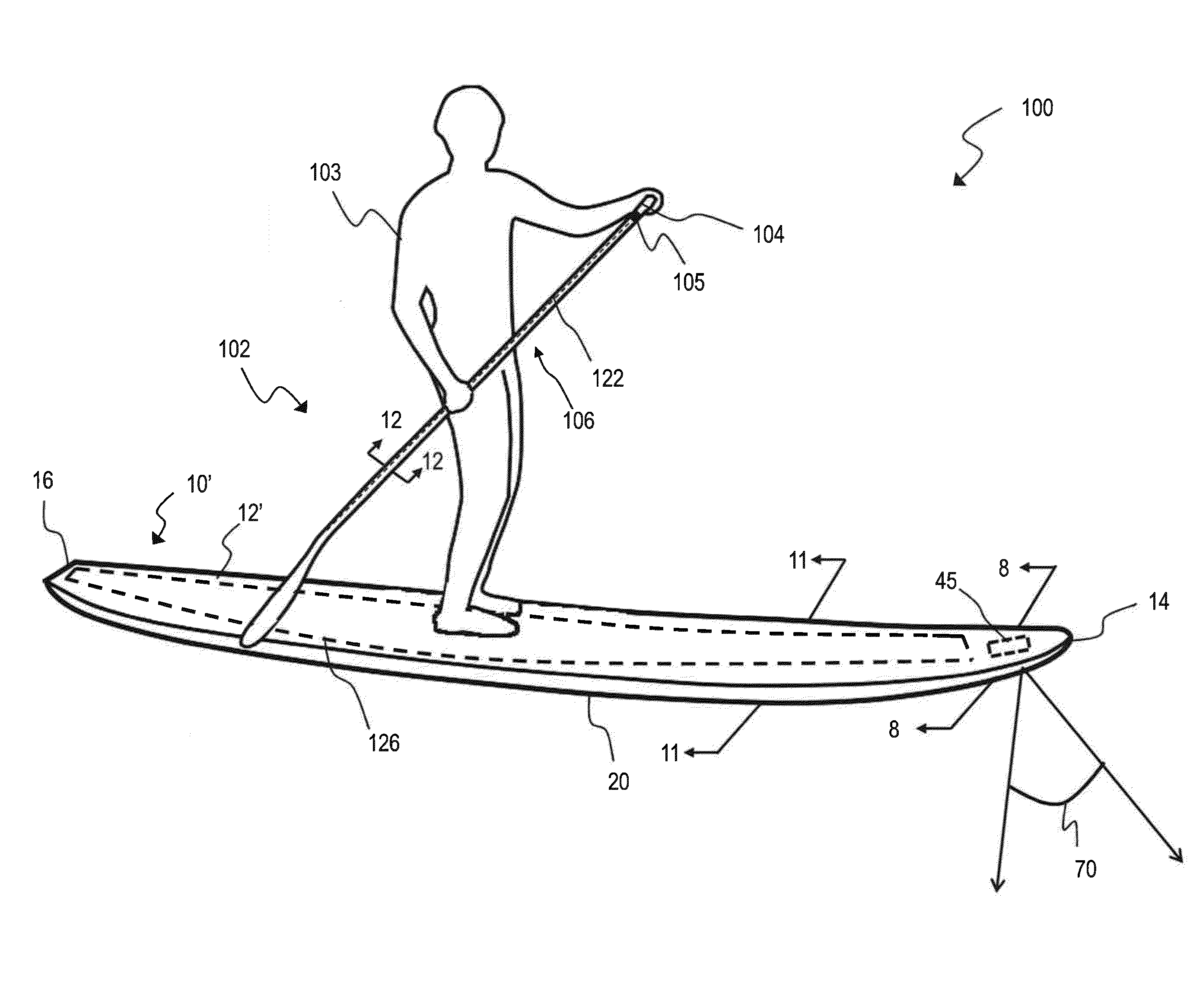 Transparent and buoyant aquatic recreation assembly