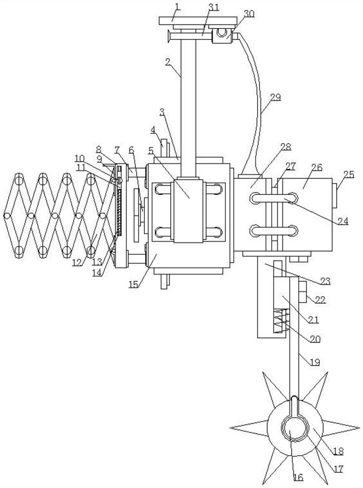 Mountain stone stability testing device