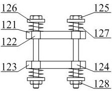 Novel stainless steel self-locking drainage tube joint fixing device