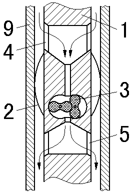 Method and device for detecting flow of carbon dioxide injected into oil field