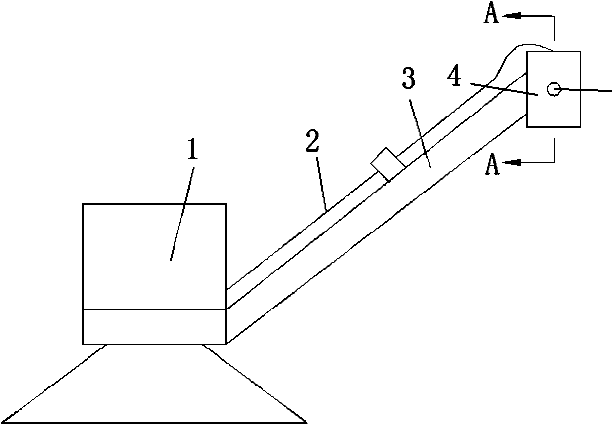 Cable take-up device for trowelling machine