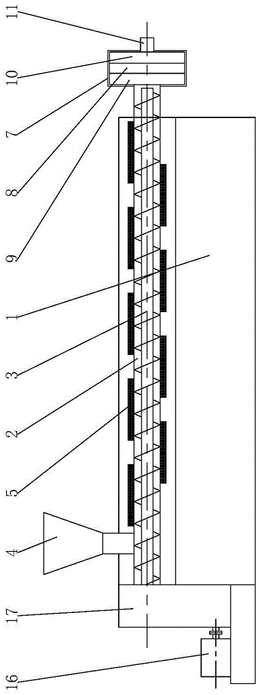 Filtration type single screw extruder