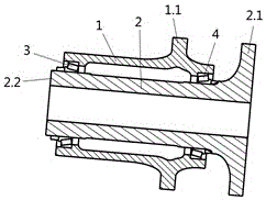 Main bearing assembly of wind generating set