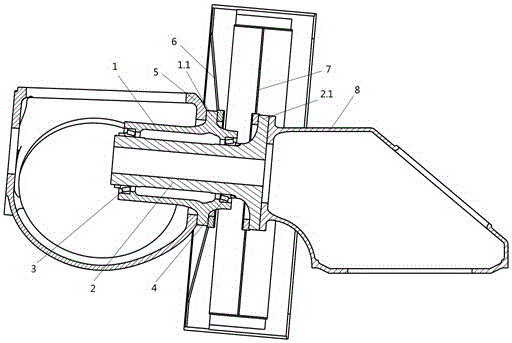 Main bearing assembly of wind generating set