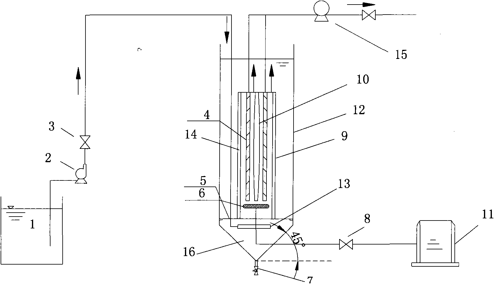 Refuse leachate ammonia nitrogen handling arrangement