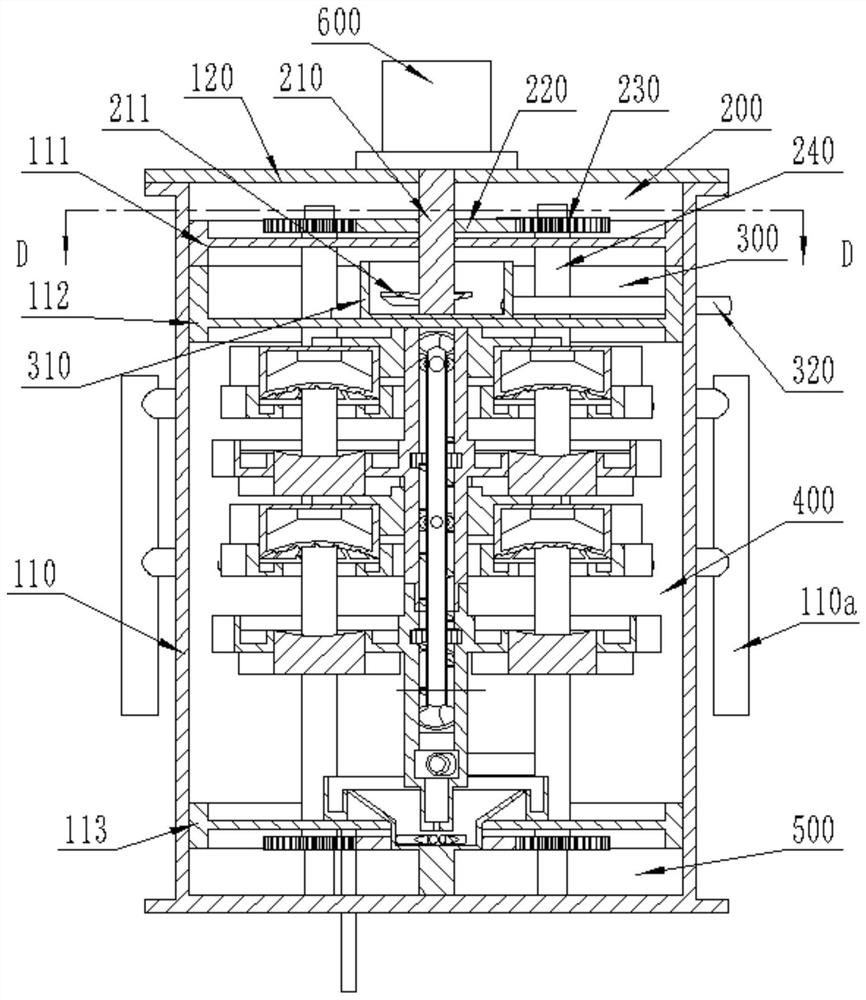 Surrounding centrifugal sucrose-6-ester continuous production equipment and production method