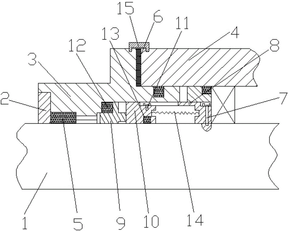 Pumping unit speed reducer shaft head sealing structure