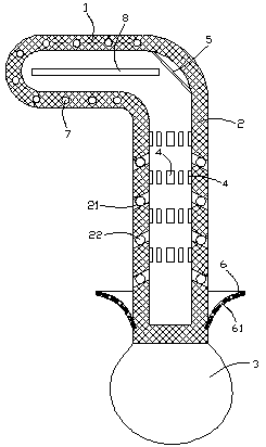 Reflective brightening vaginal tractor