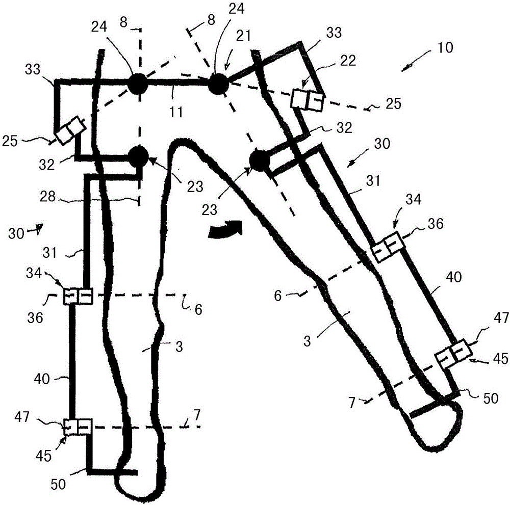 Leg orthosis and orthosis