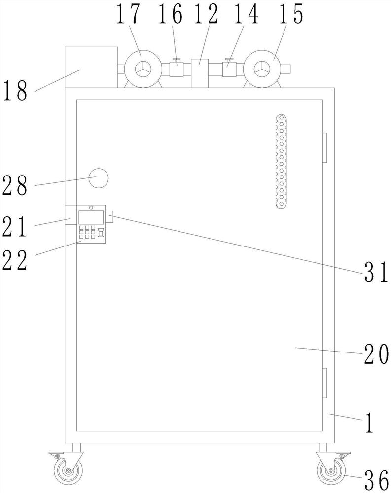 Financial management device with early warning function and application method thereof