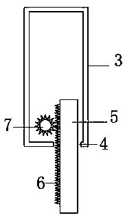 Portable depth measuring device for hydraulic engineering