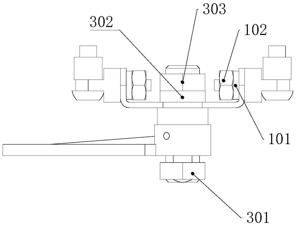 Wireless power supply intelligent helmet with lens two-degree-of-freedom adjusting mechanism