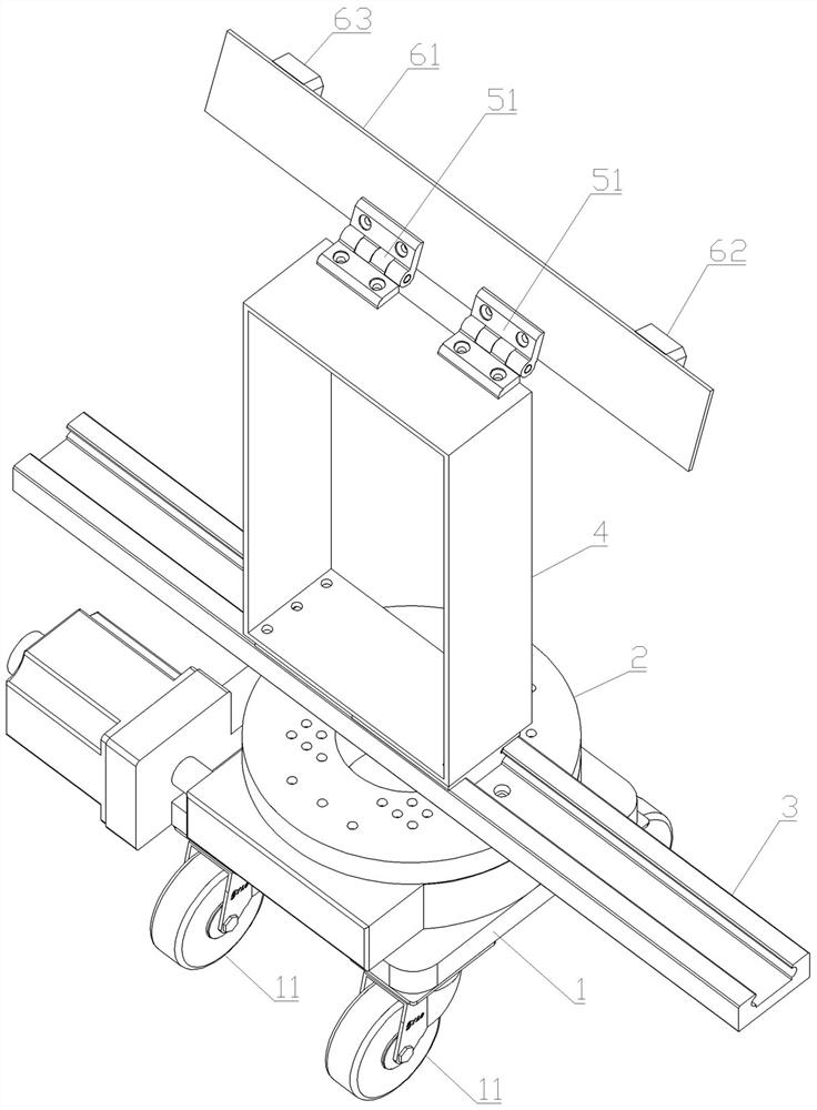 Auxiliary positioning device and method for primary side blocking plate disassembling and assembling robot