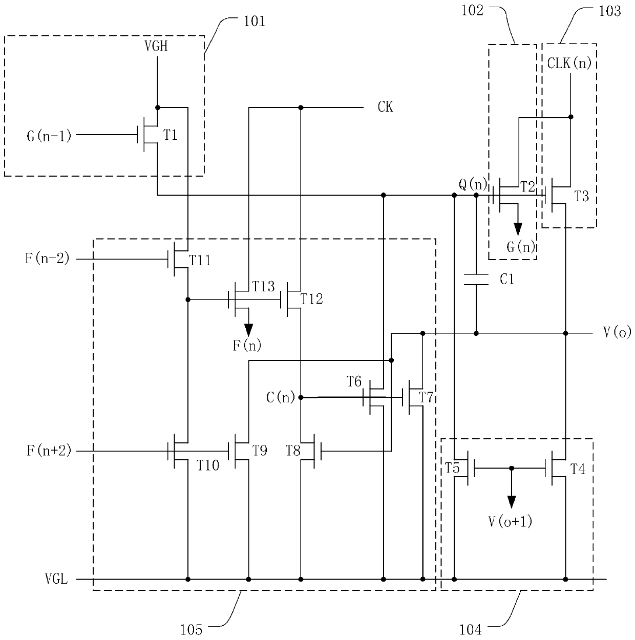 Row driving circuit, display device and row driving method