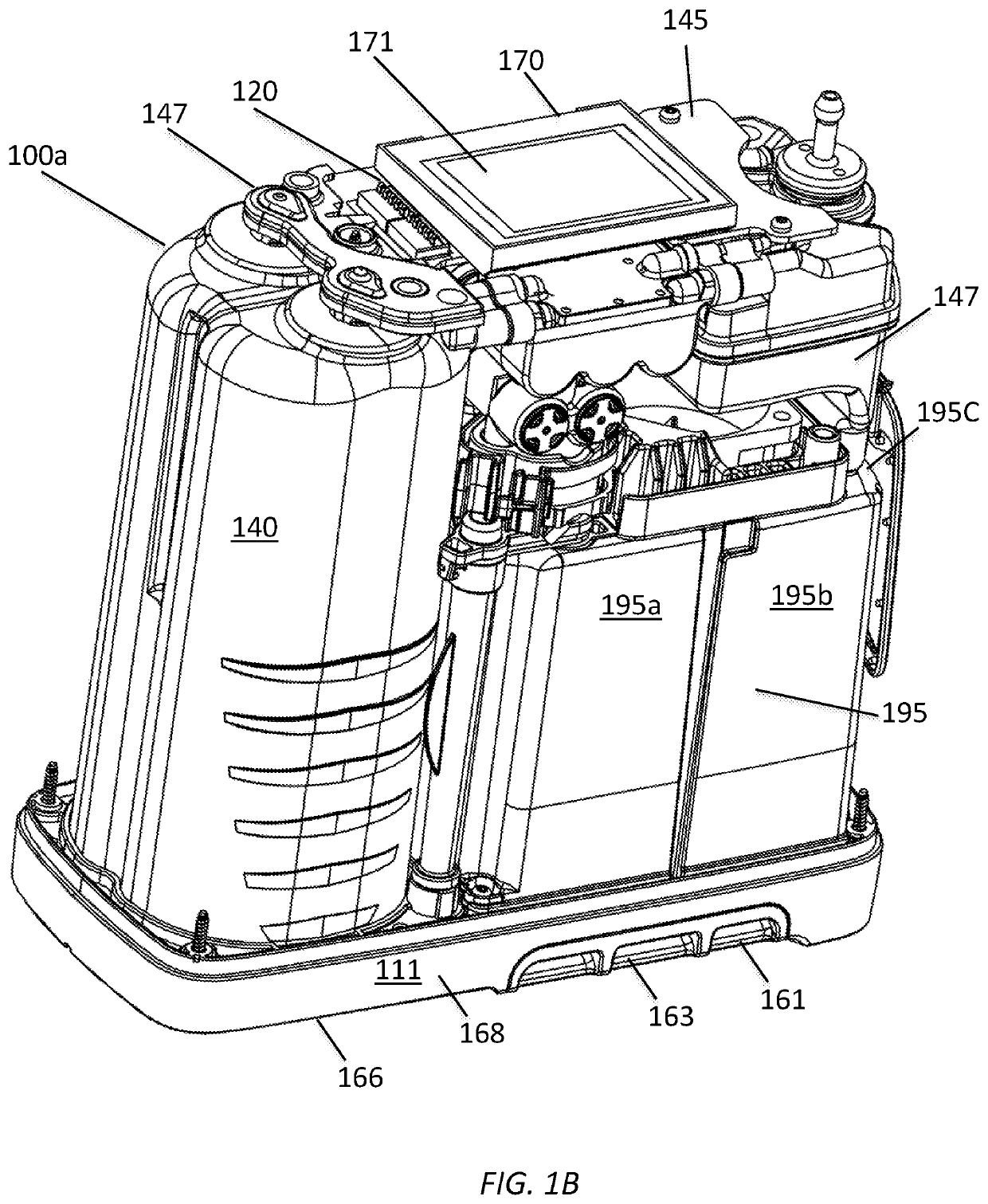 Compact portable oxygen concentrator