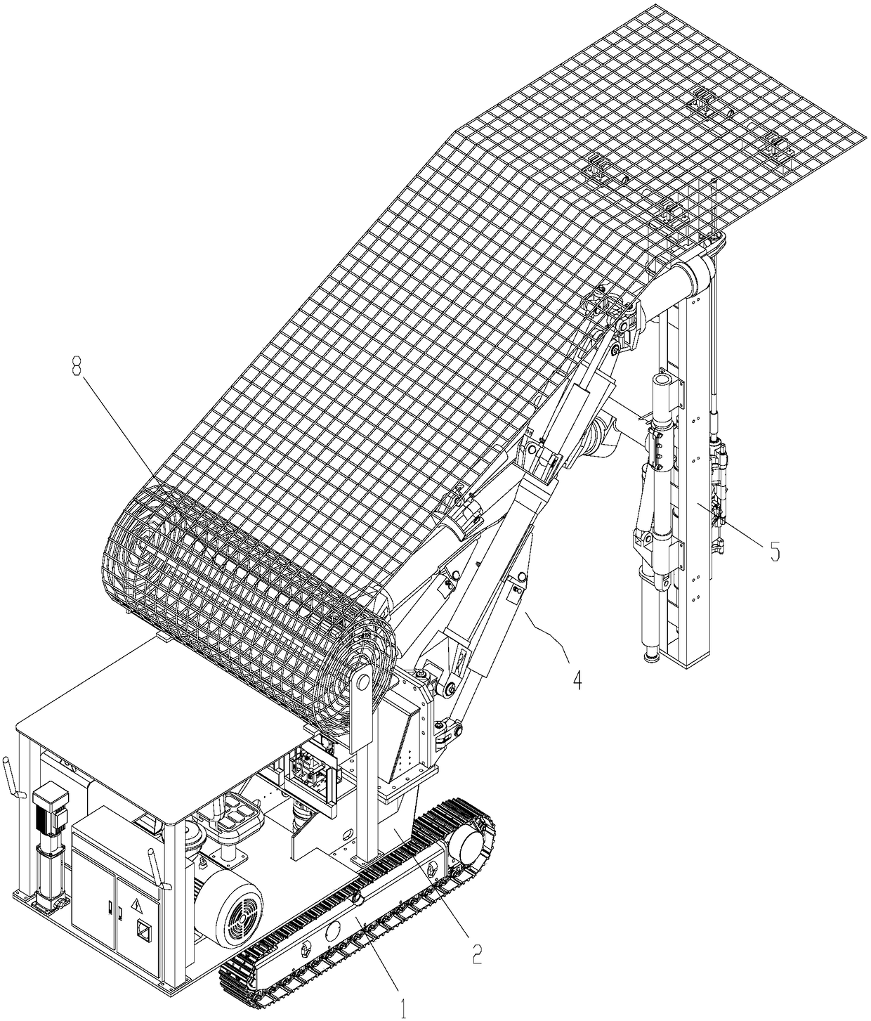 Net anchoring drill carriage