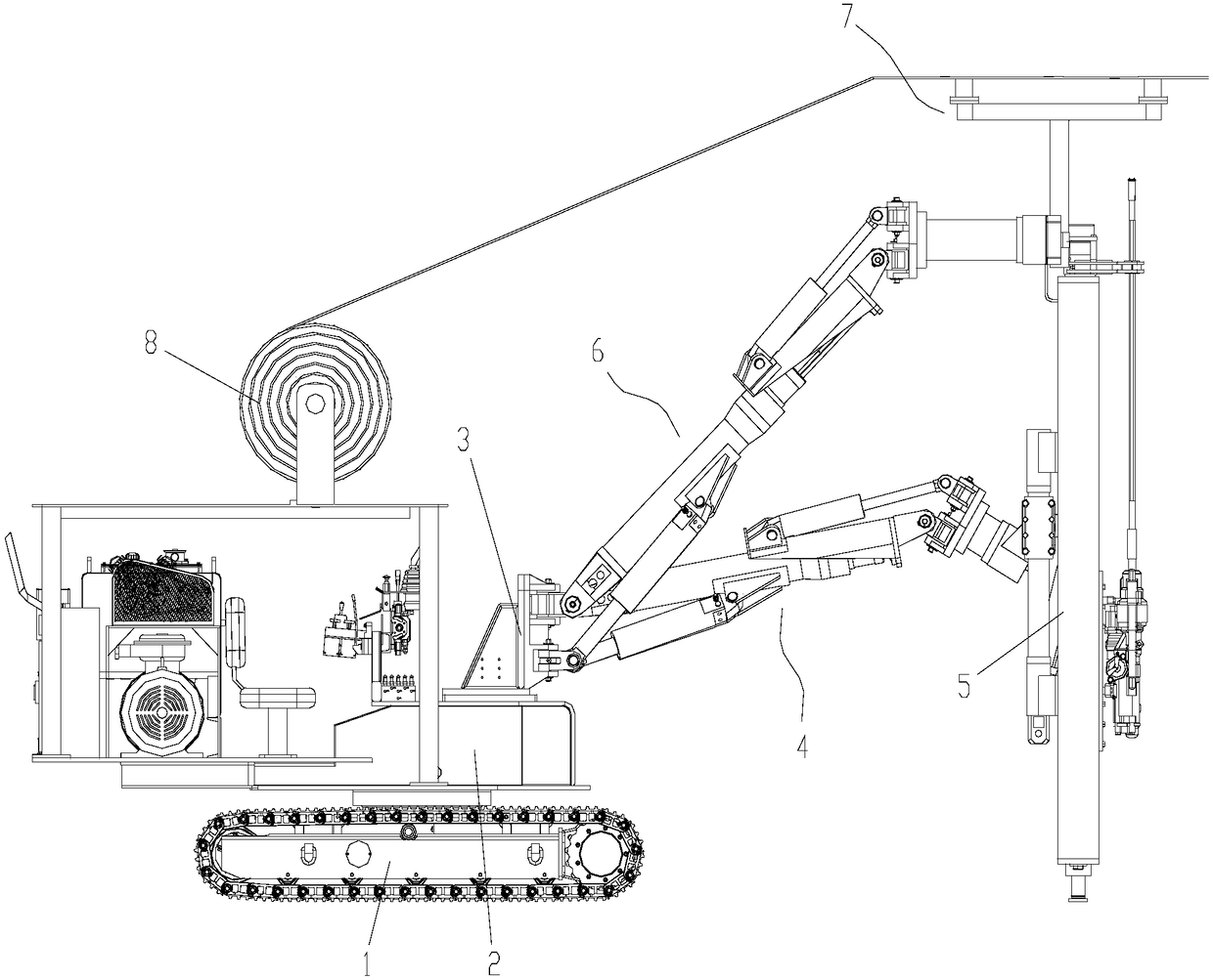 Net anchoring drill carriage