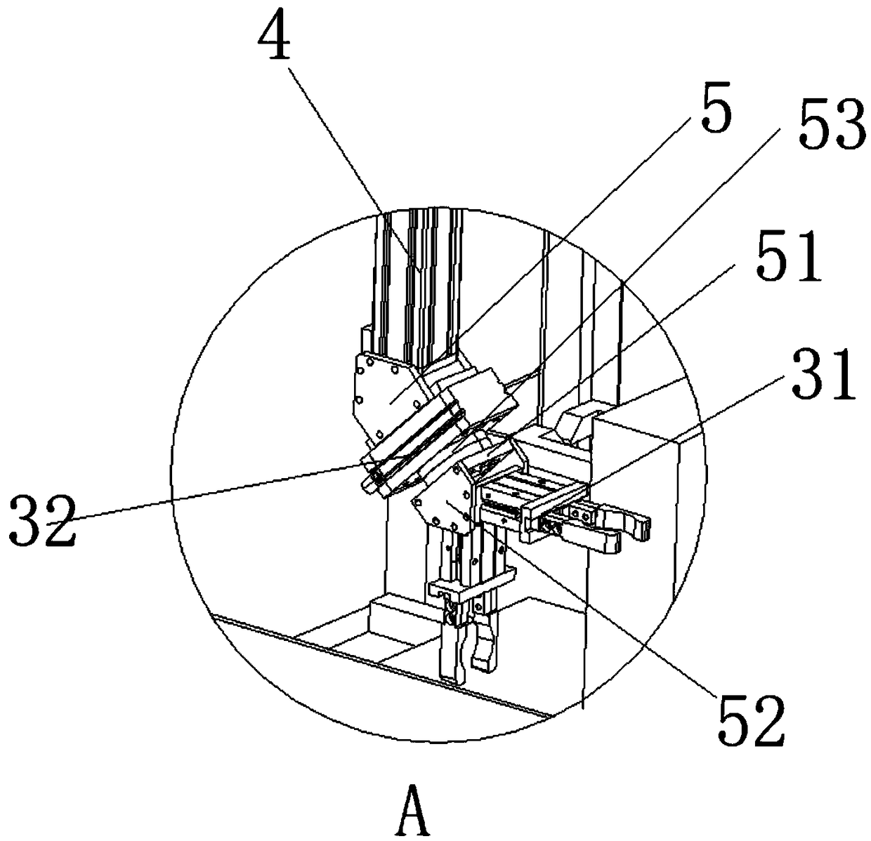 Three-axis truss gripping device and using method thereof