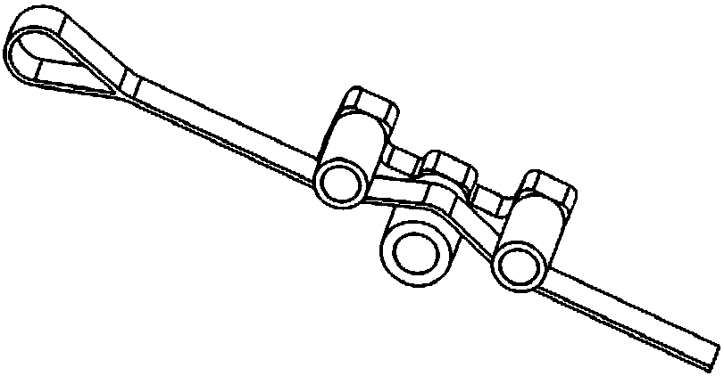 Airplane-based extraction parachute force-measuring device