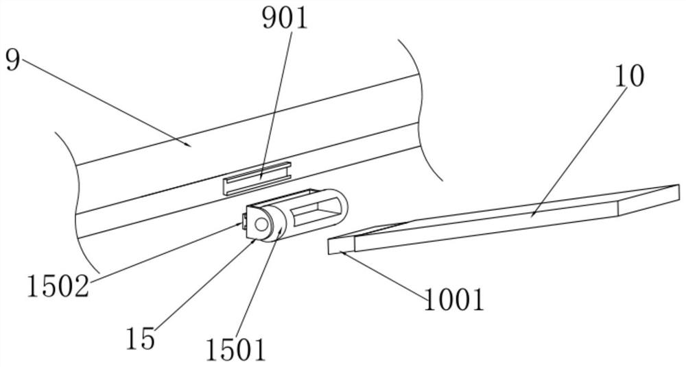 Hip joint dislocation gypsum reduction supporting device