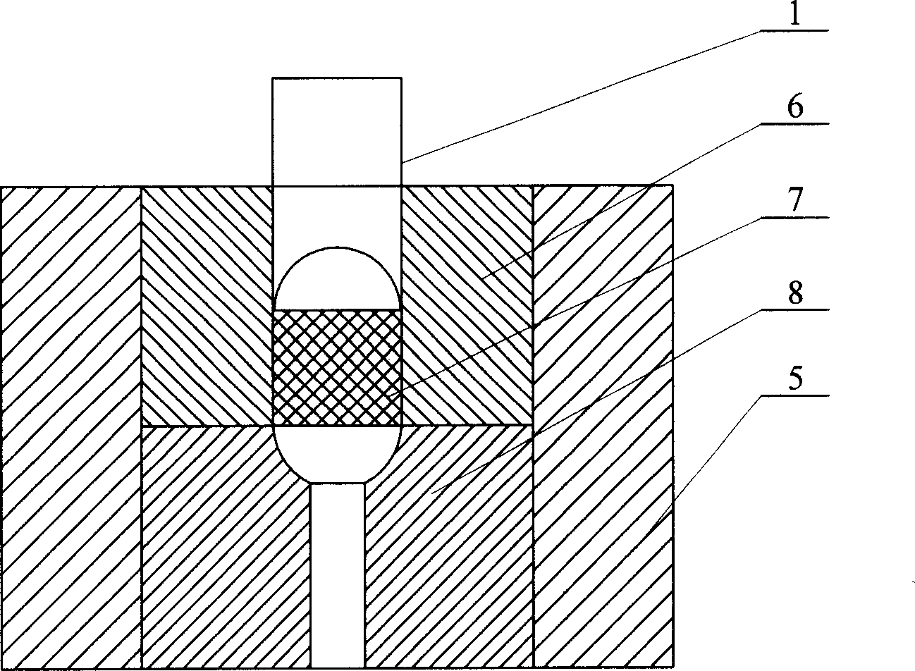 Shaping method of nanometer bioceramic artificial joint