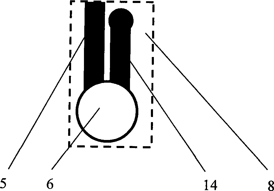 Double-fiber ball-shared coupling micro-measuring-force targeting sensor with end face micro-structure