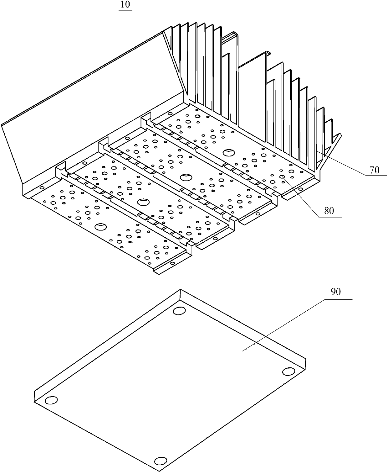 Integrated LED lamp