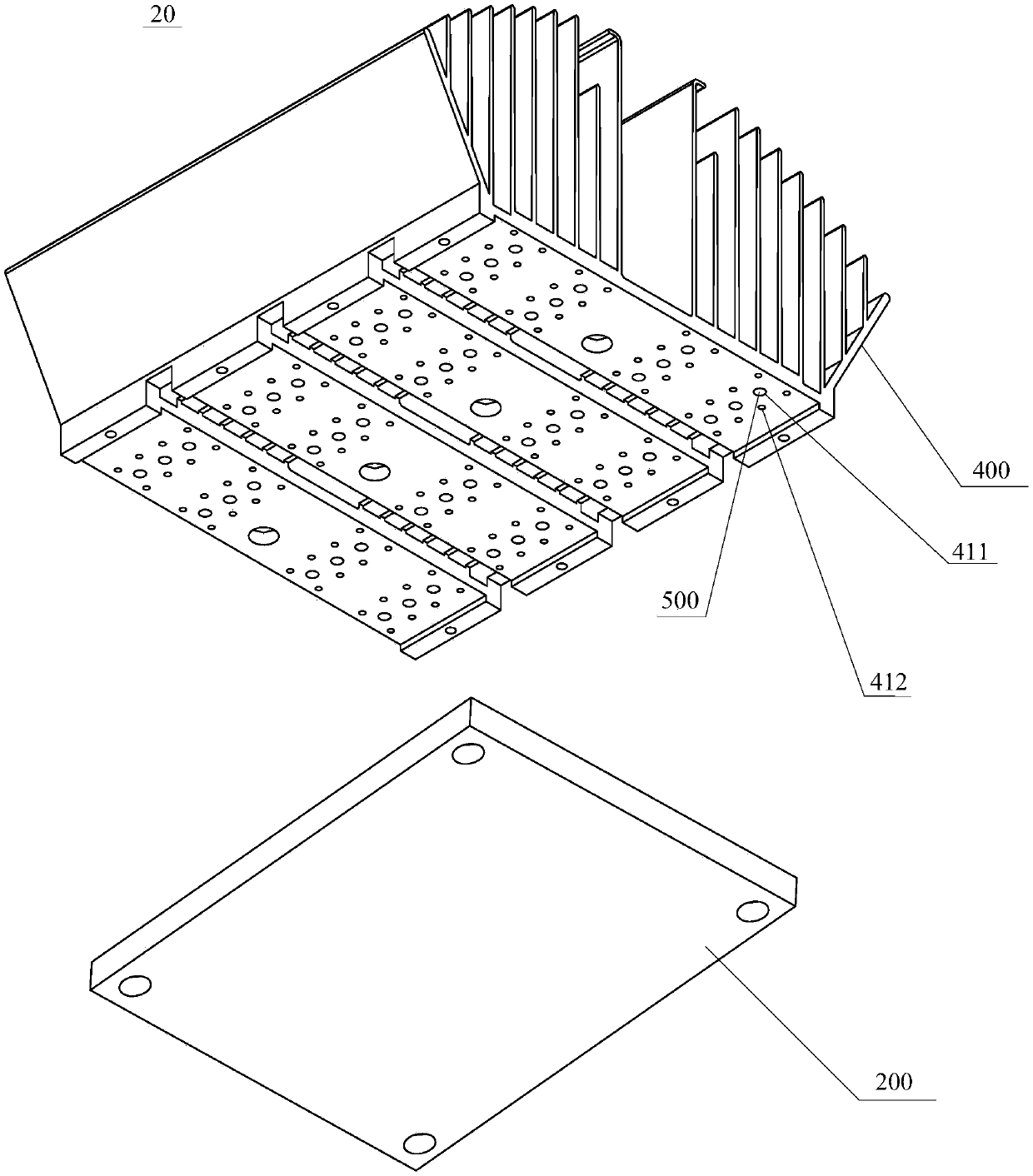 Integrated LED lamp