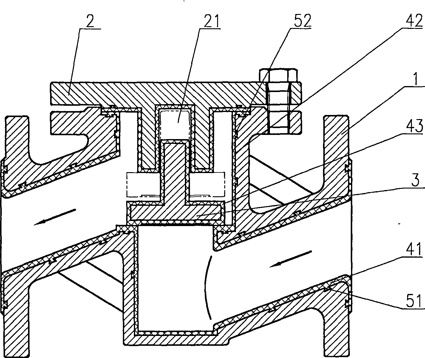 Lift check valve