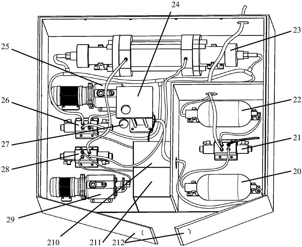 Water cutting geological rock sample machining device and method