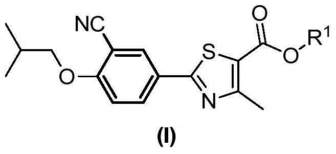 Preparation method of 2-arylnitrile-thiazole derivative