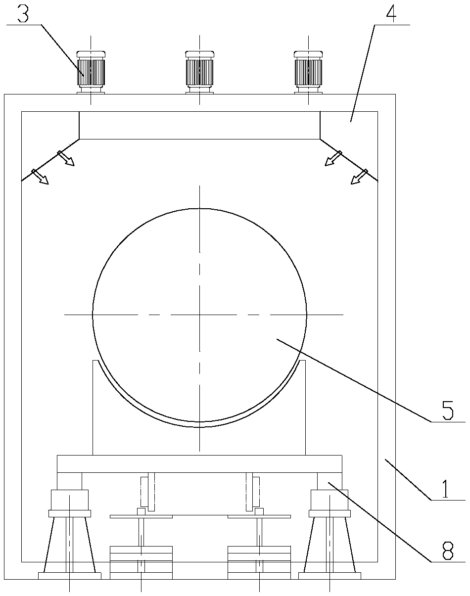 Heating and evaporation device for feeding of uranium enrichment plant