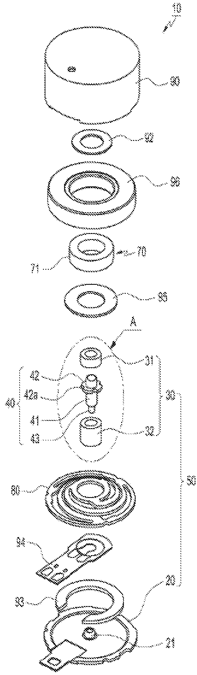 Linear vibration generating device