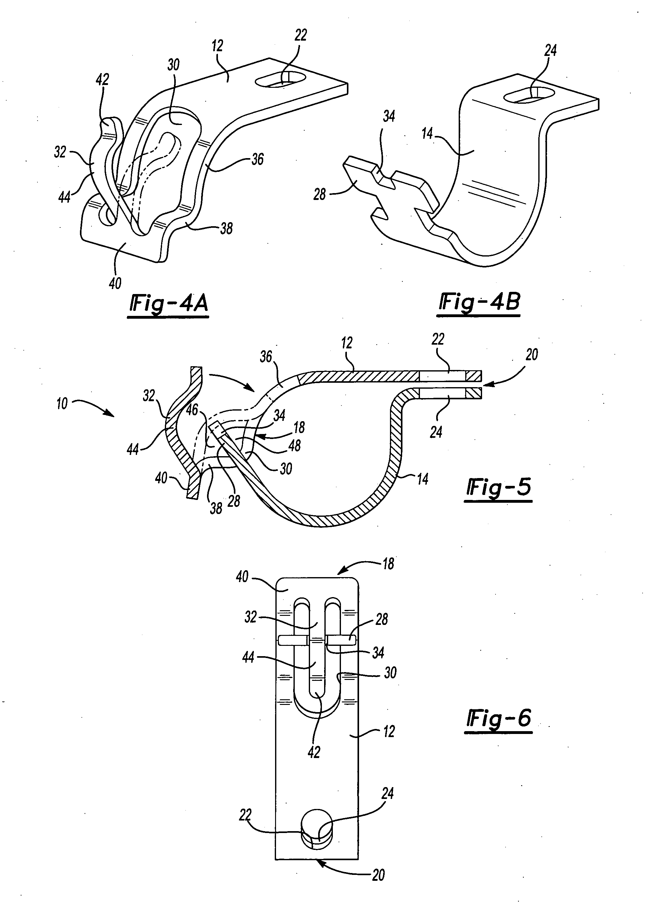 Interlocked two-part clamp