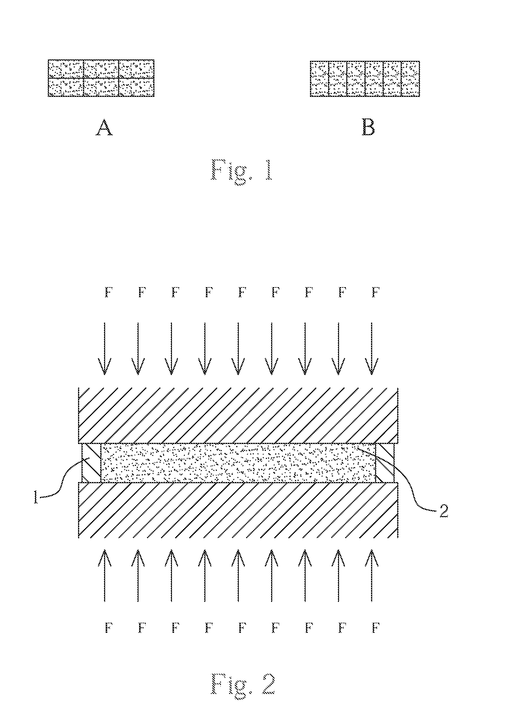 Process for Making a Bamboo Filament Slab Floor by Opposite Directional Hot Pressing