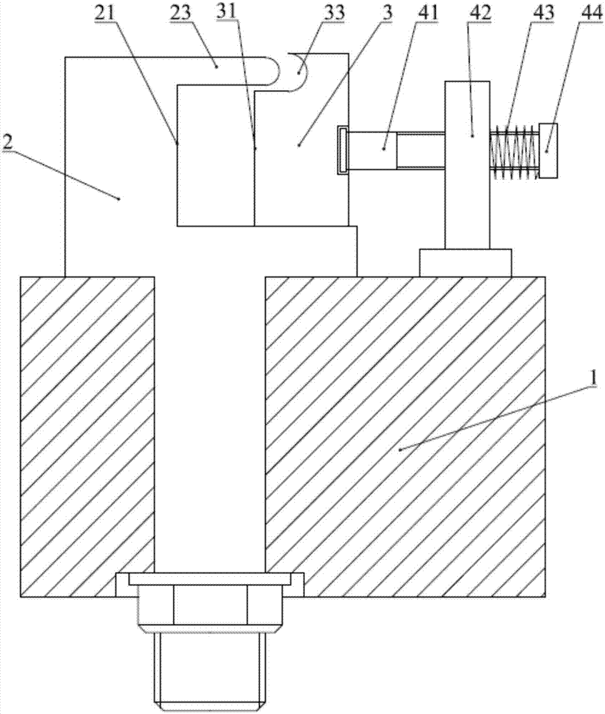 Fixing device of free-sliding safety wire for inclined well and mine car