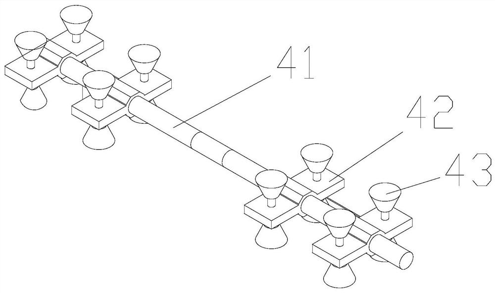 Wheel type conversion feeding and discharging device and numerically-controlled machine tool