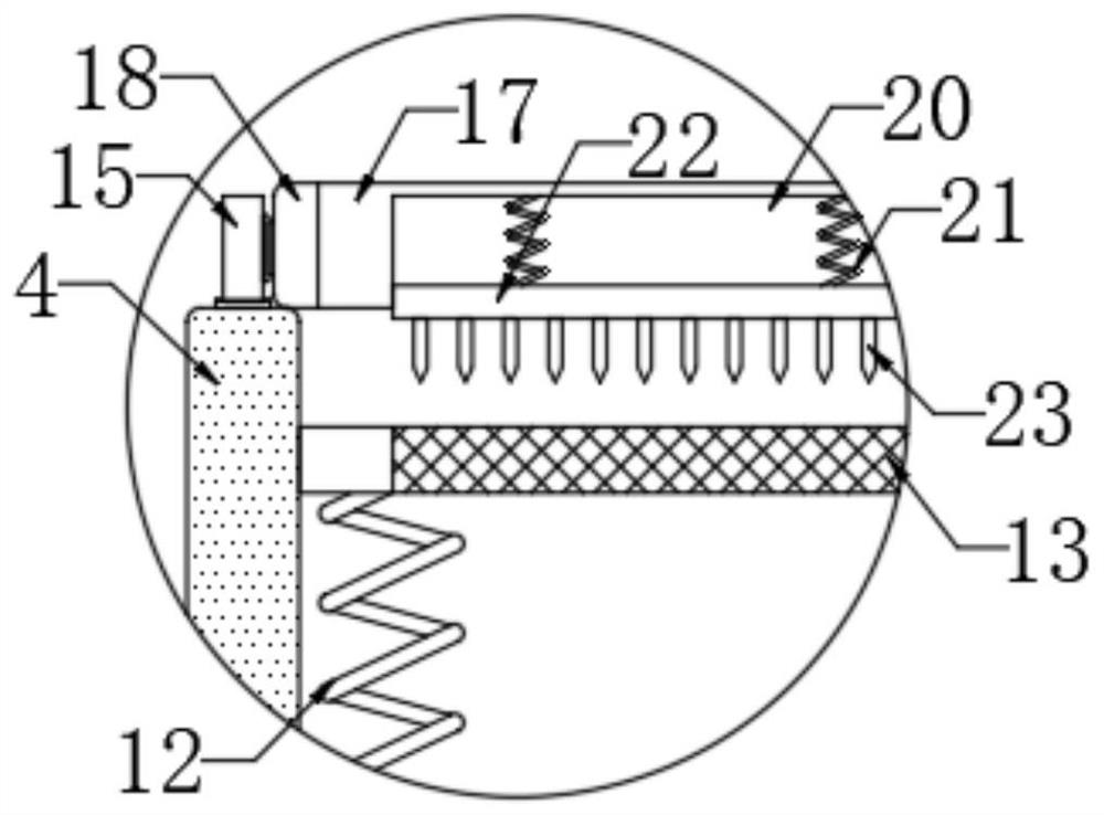 Continuous operation type energy-saving drying device for textile production