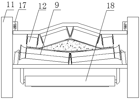 Large-dip-angle belt conveyor