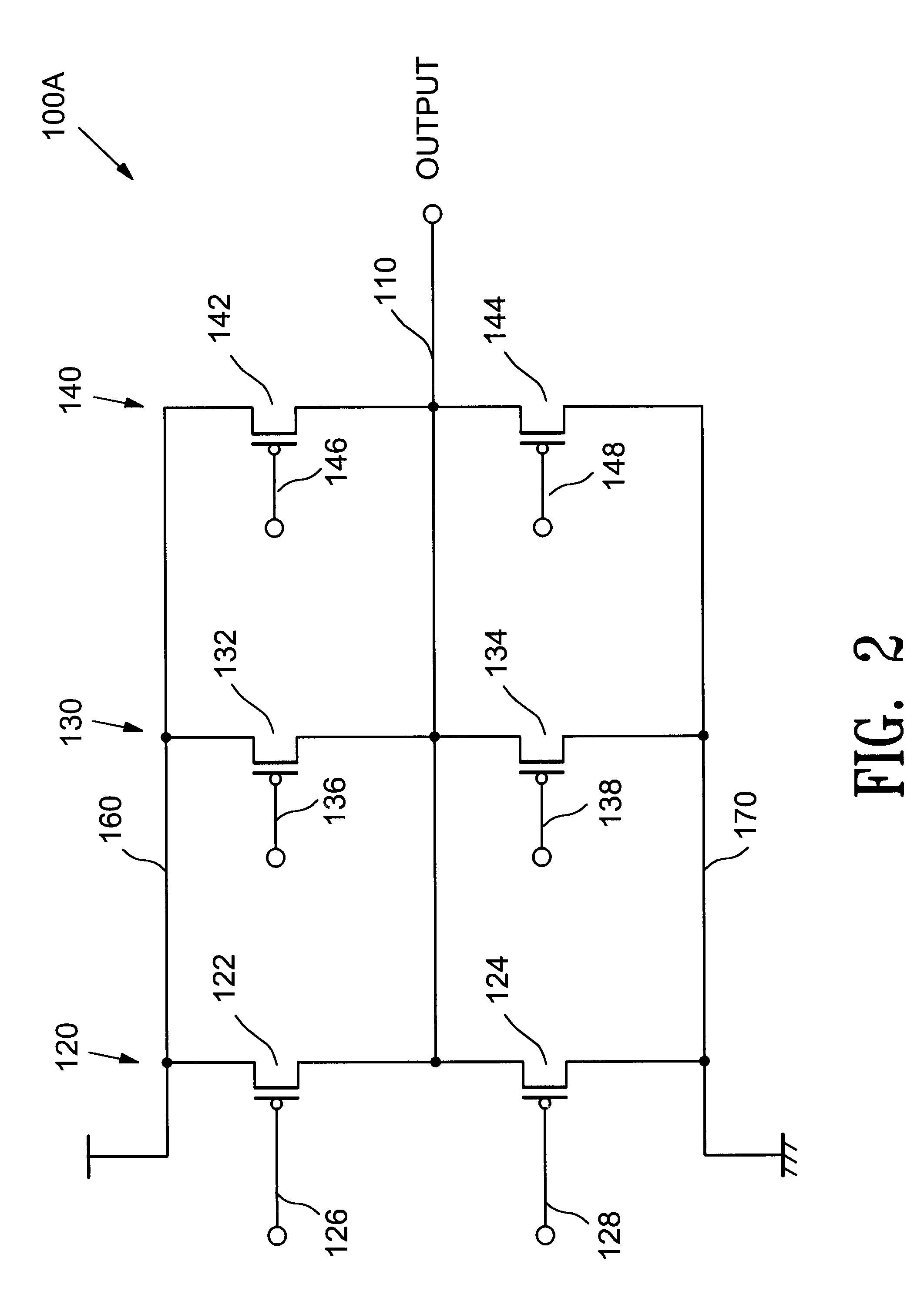 Output buffer having a plurality of switching devices being turned on successively at shorter time intervals to achieve increasing drive capability using a predriver