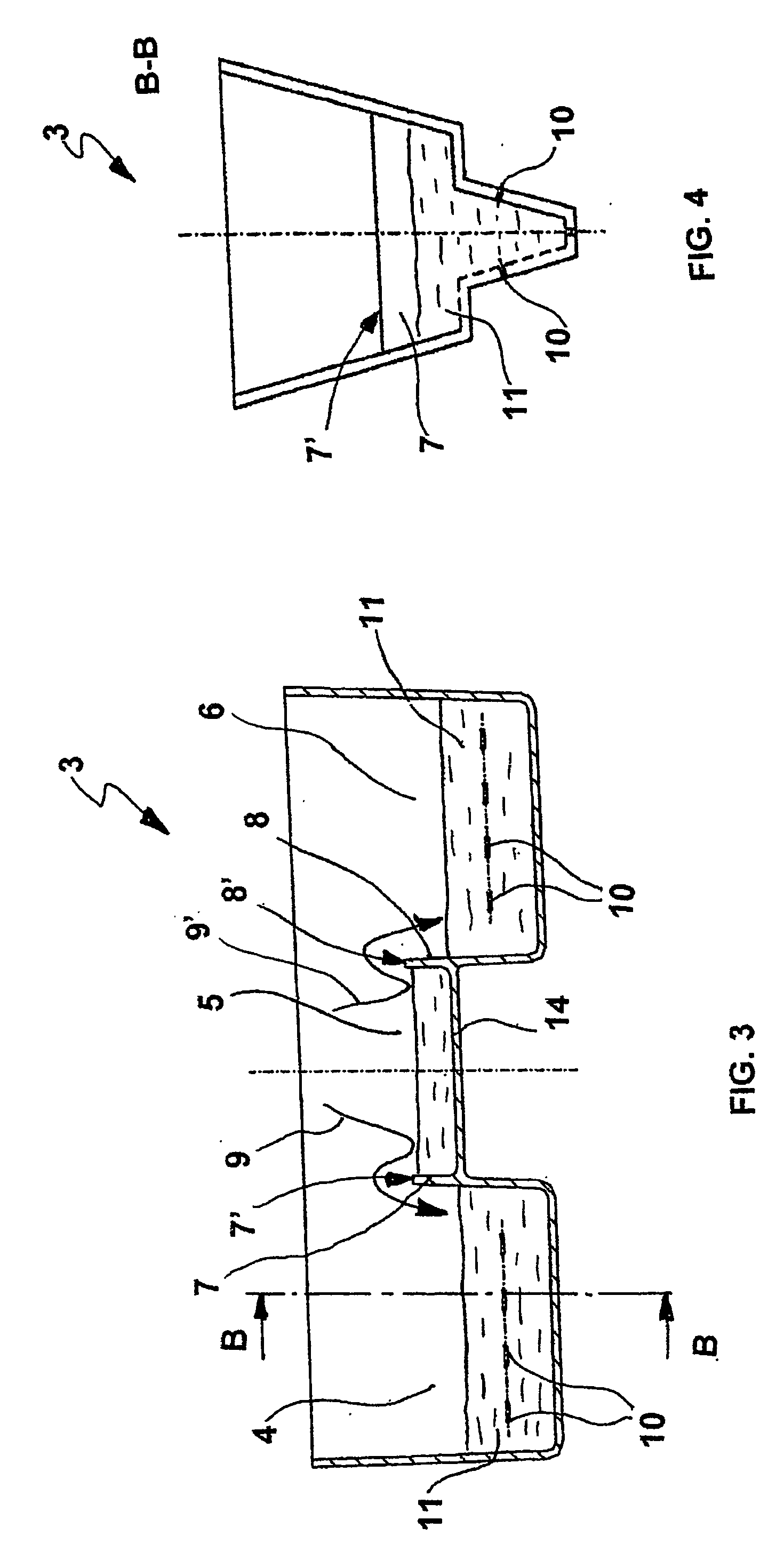 Feed device for feeding molten metal in to a crystallizer