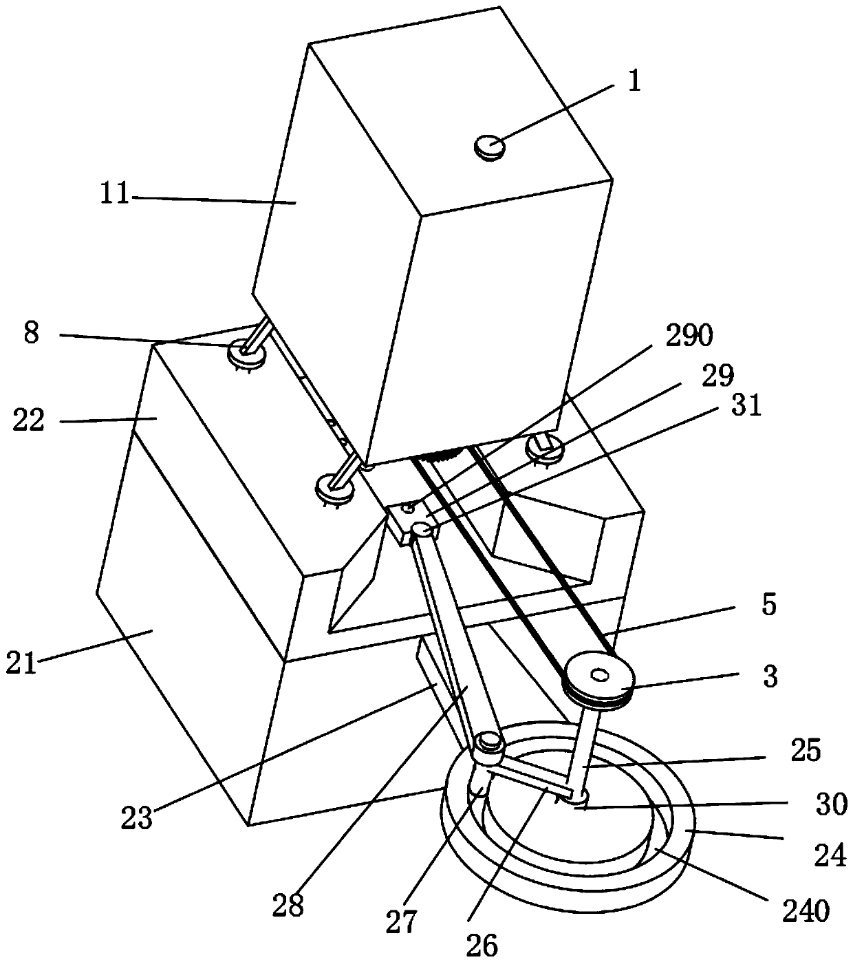 Shaft cleaning and polishing device