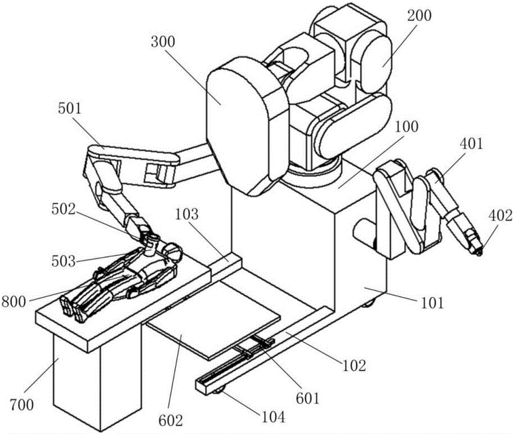 Multi-mechanical arm intra-operative radiation treatment device