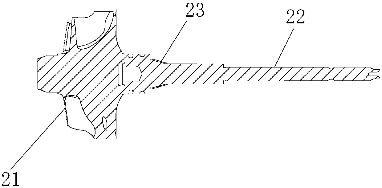 Semi-floating combined thrust bearing assembly and assembling method thereof