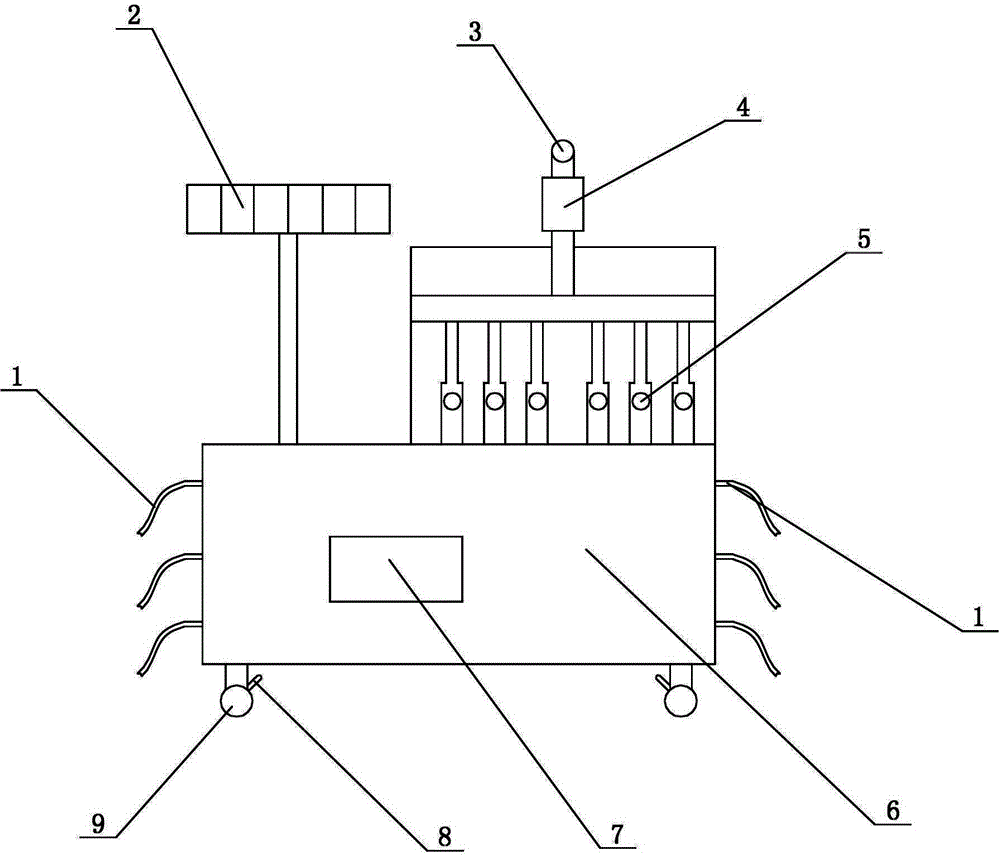 Pipeline gas leakage detecting device