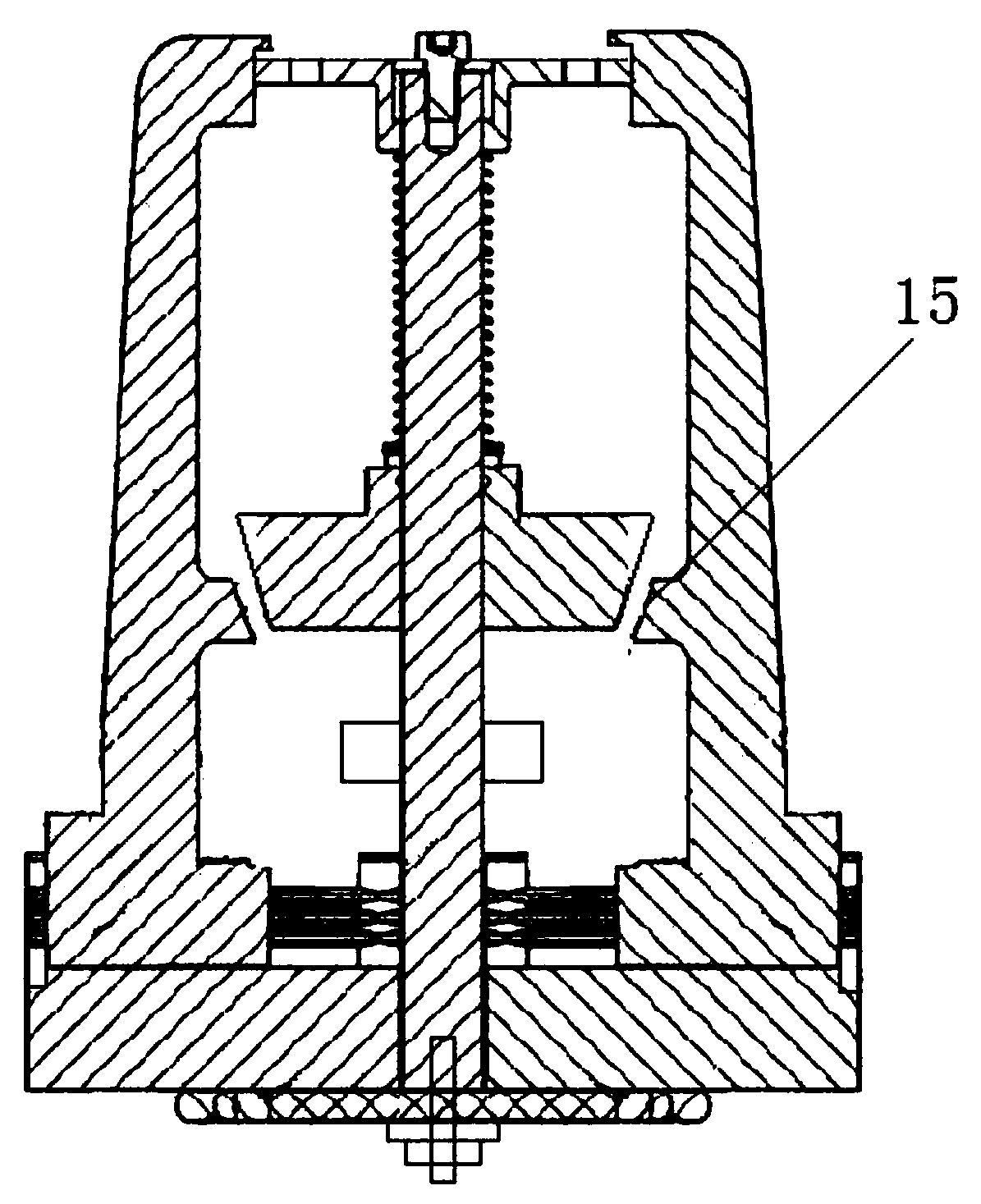 Isolation drainage heating stirrer