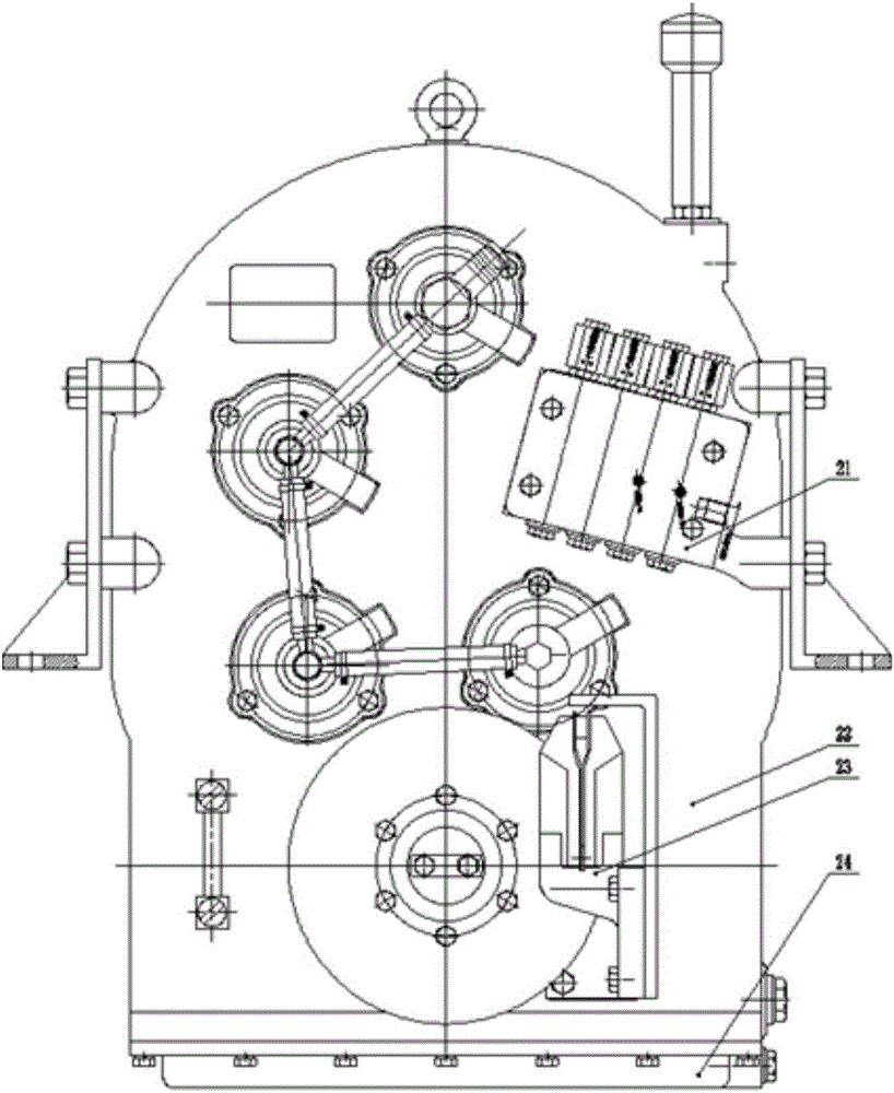 Gearbox of loader